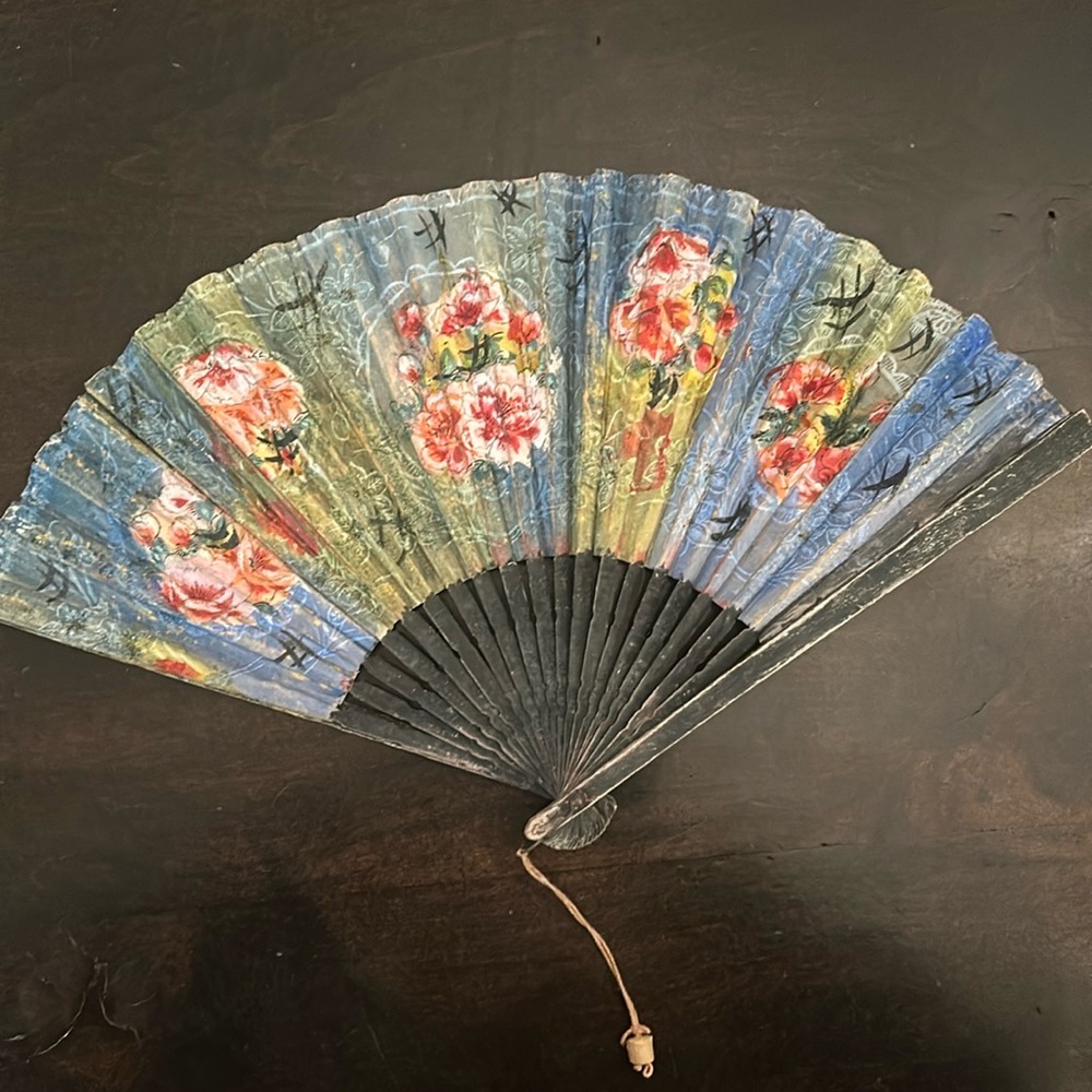 Beautiful antique fan.